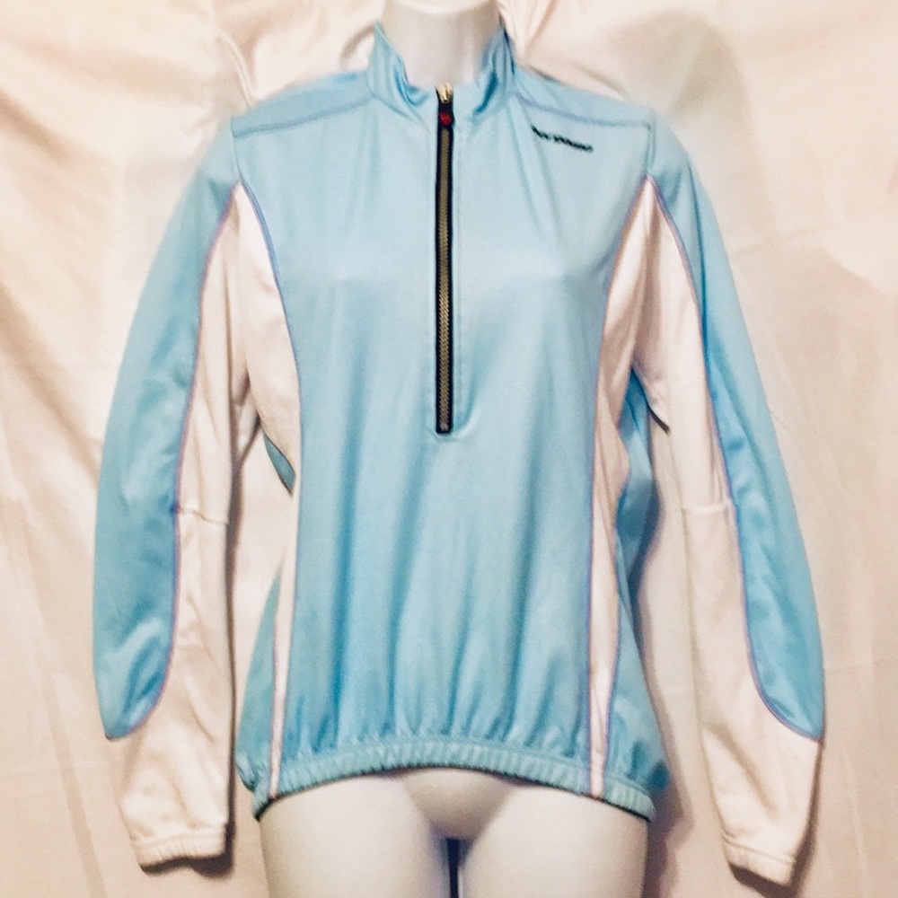Bergamo Cycle Blue Jacket Pullover Medium Italy
